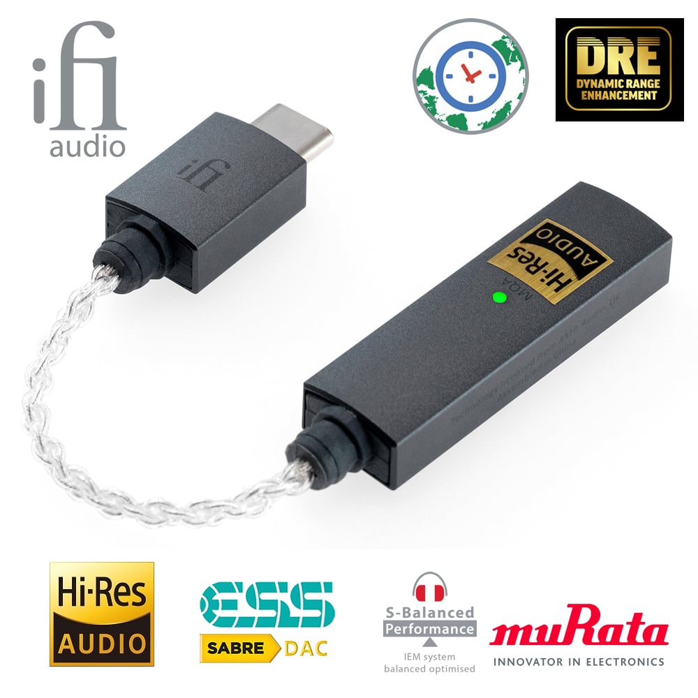 英國 iFi Audio GO Link Type C 隨身USB DAC 3.5mm 耳擴 小尾巴