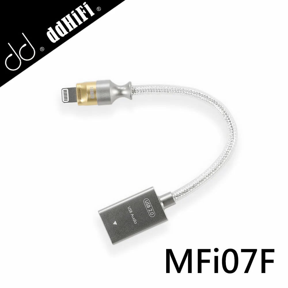 ddHiFi MFi07F Lightning 轉 USB-A（母）OTG線（2.0）