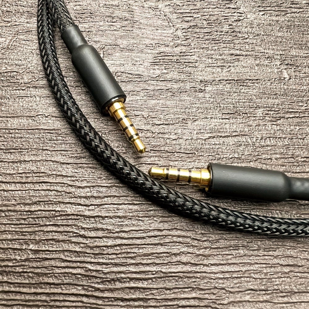 大力揚 Power Praise × Audio-Technica CAB082｜四極3.5mm公 耳機升級線・人聲細膩 低頻厚實