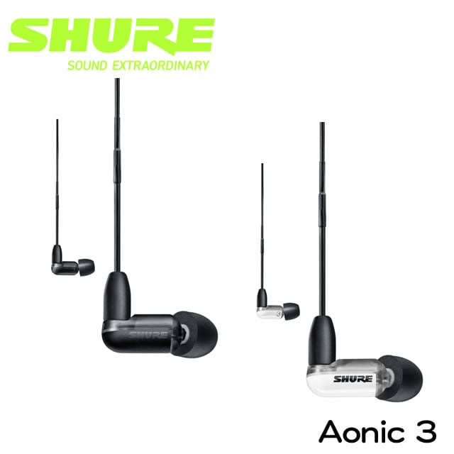 SE31BA 美國SHURE Aonic 3 可換線式耳道式耳機 線控耳麥功能 Android/iOS皆可通用