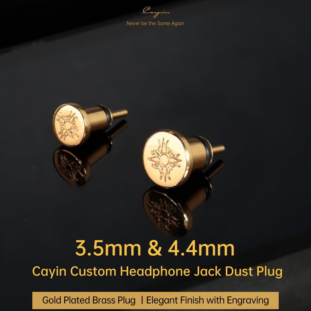 凱音 Cayin P35A & P44A 黃銅鍍金訂製防塵蓋 3.5mm/4.4mm
