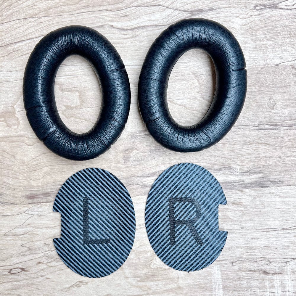 志達電子 BOSE HP-QC-VP-PL QuietComfort、QC45、QC35、QC25、QC15、QC2、AE2  副廠 仿生蛋白皮 替換耳罩 一對