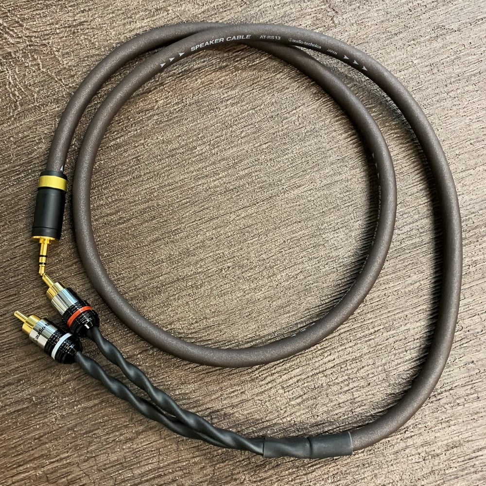 大力揚 Power Praise × Audio-Technica CAB172 3.5mm轉雙RCA訊號線 混合編線結構