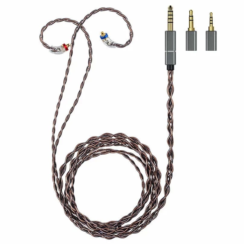 FiiO LF-RB 磁吸式可換插頭MMCX耳機升級線 2.5/3.5/4.4mm