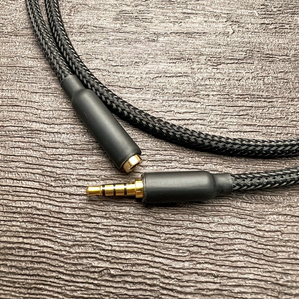 大力揚 Power Praise × Audio-Technica CAB083｜四極3.5mm公對母 耳機延長升級線・人聲細膩 低頻厚實