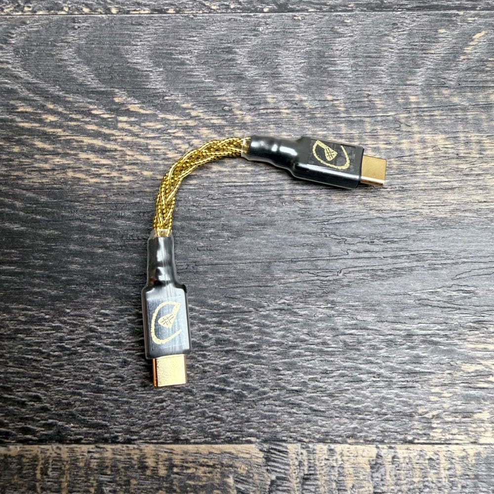 Power Praise 大力揚 PP USB SE-02 限定 單晶銅鍍金+銅箔混編 USB 數位升級線 Type C Micro 小尾巴升級線 HUGO