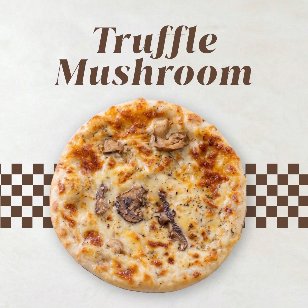 白醬松露野菇 (奶素) (8吋) Truffle Mushroom