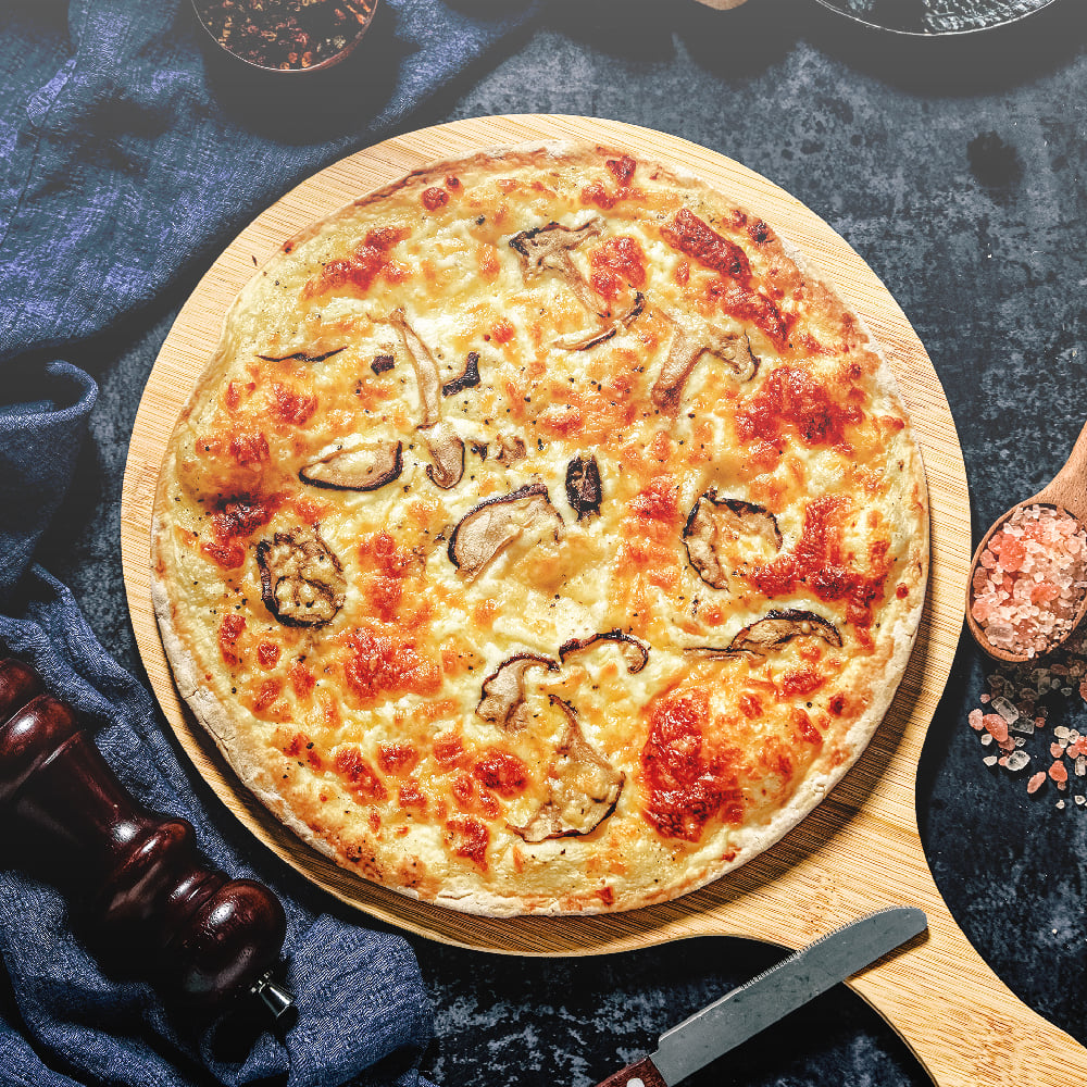白醬松露野菇披薩 (奶素) (8吋) Truffle Mushroom