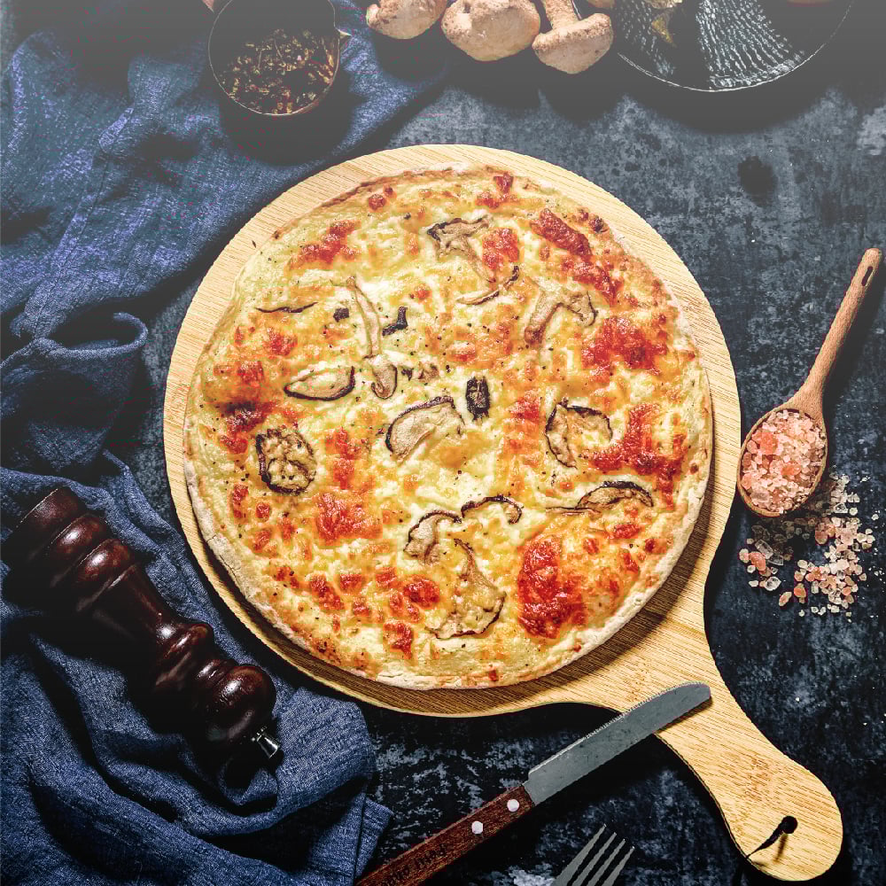 白醬松露野菇披薩 (奶素) (6吋) Truffle Mushroom