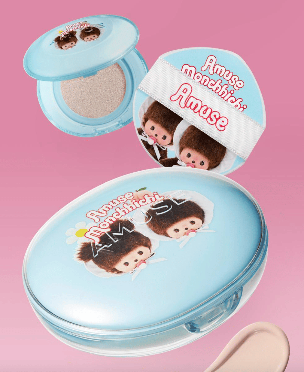 霧面遮毛孔氣墊粉餅組