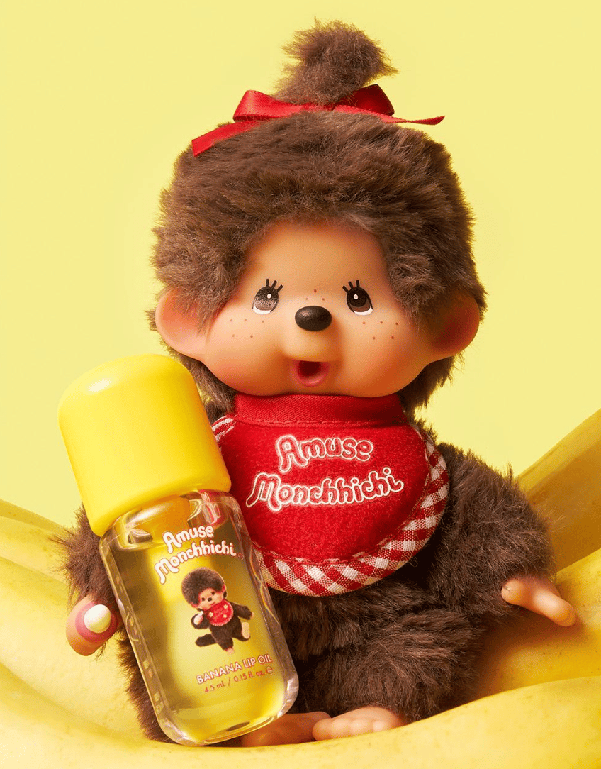 香蕉味透明唇油