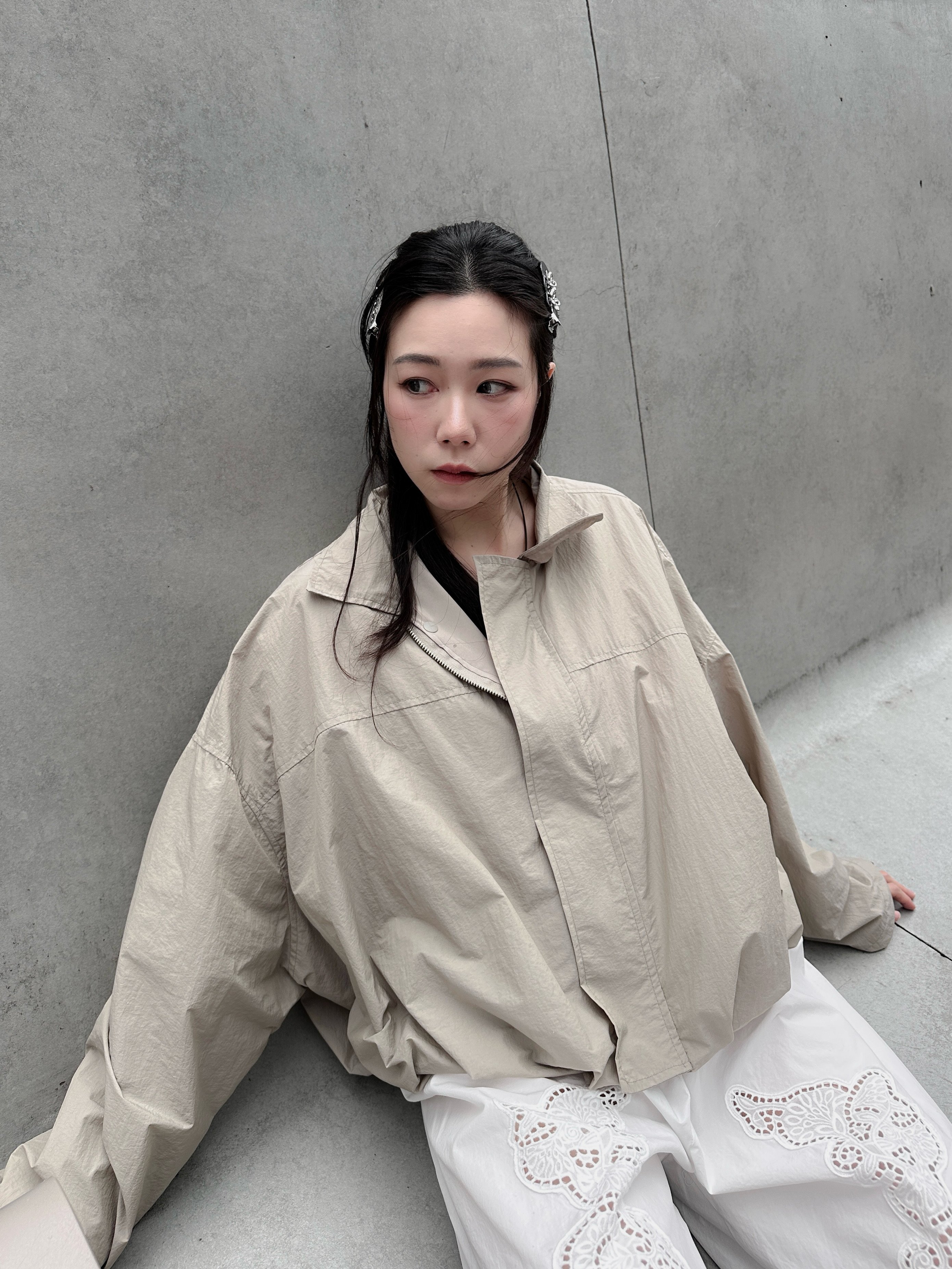首爾街頭日常風衣外套