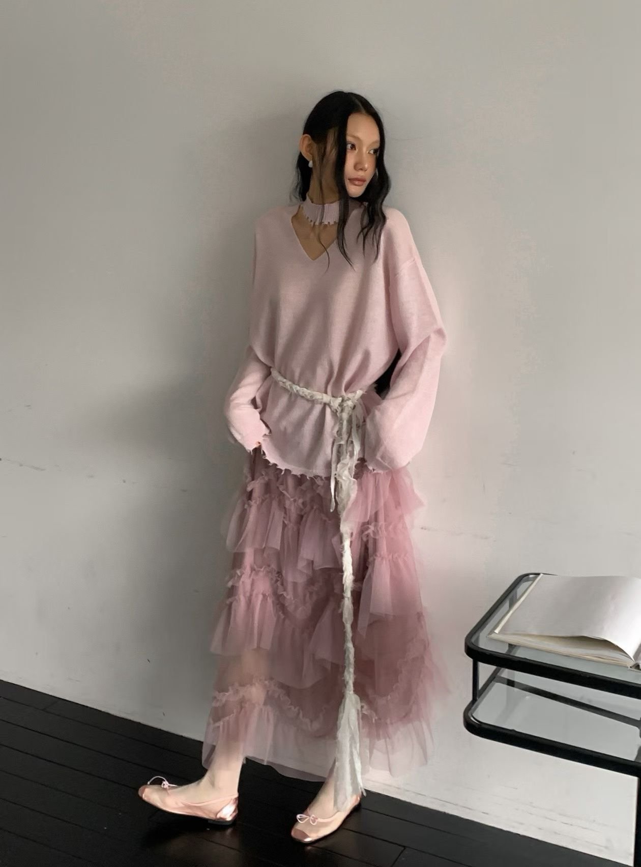 法式浪漫堆疊紗裙