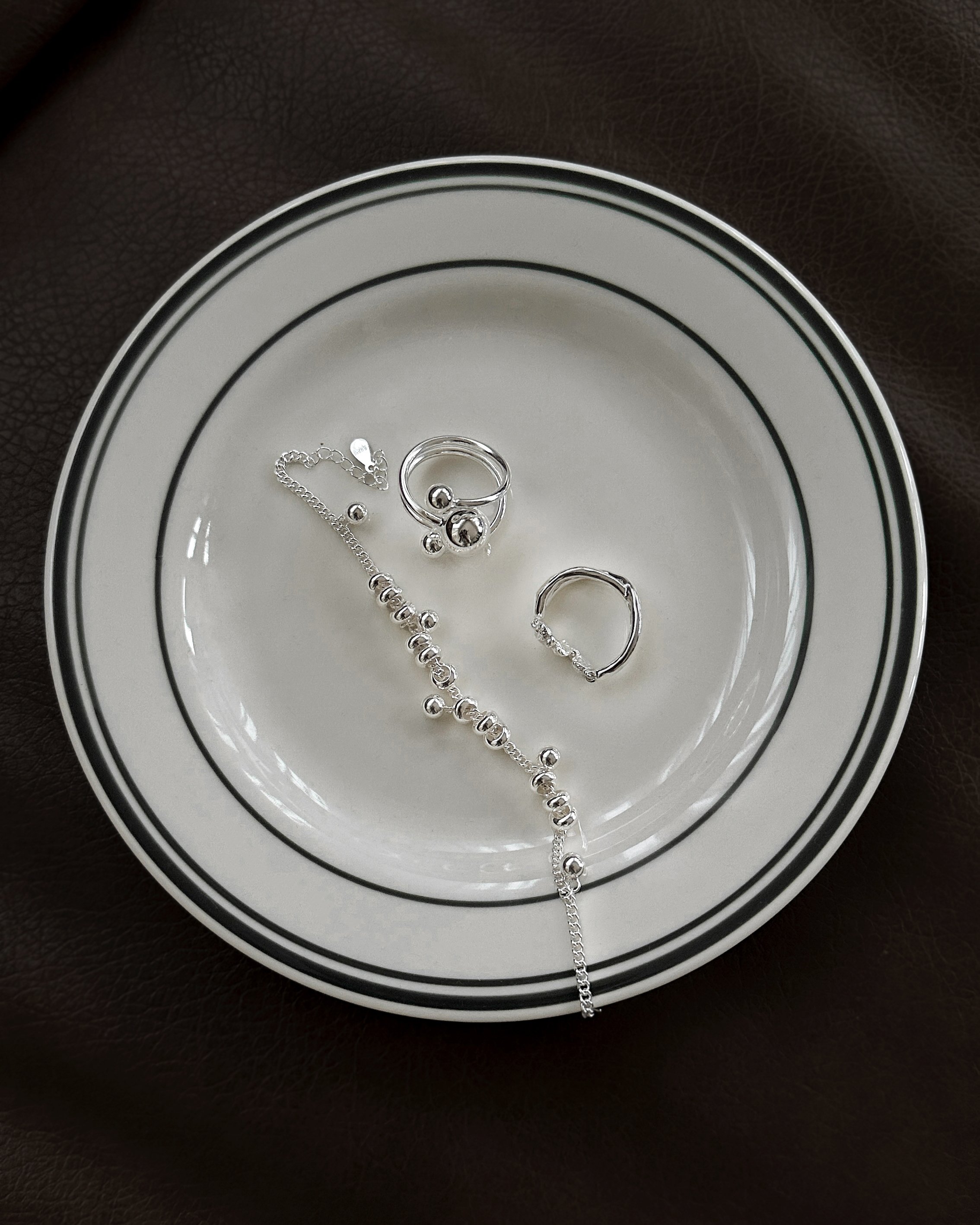 氣質小姐姐高級純銀鍊戒