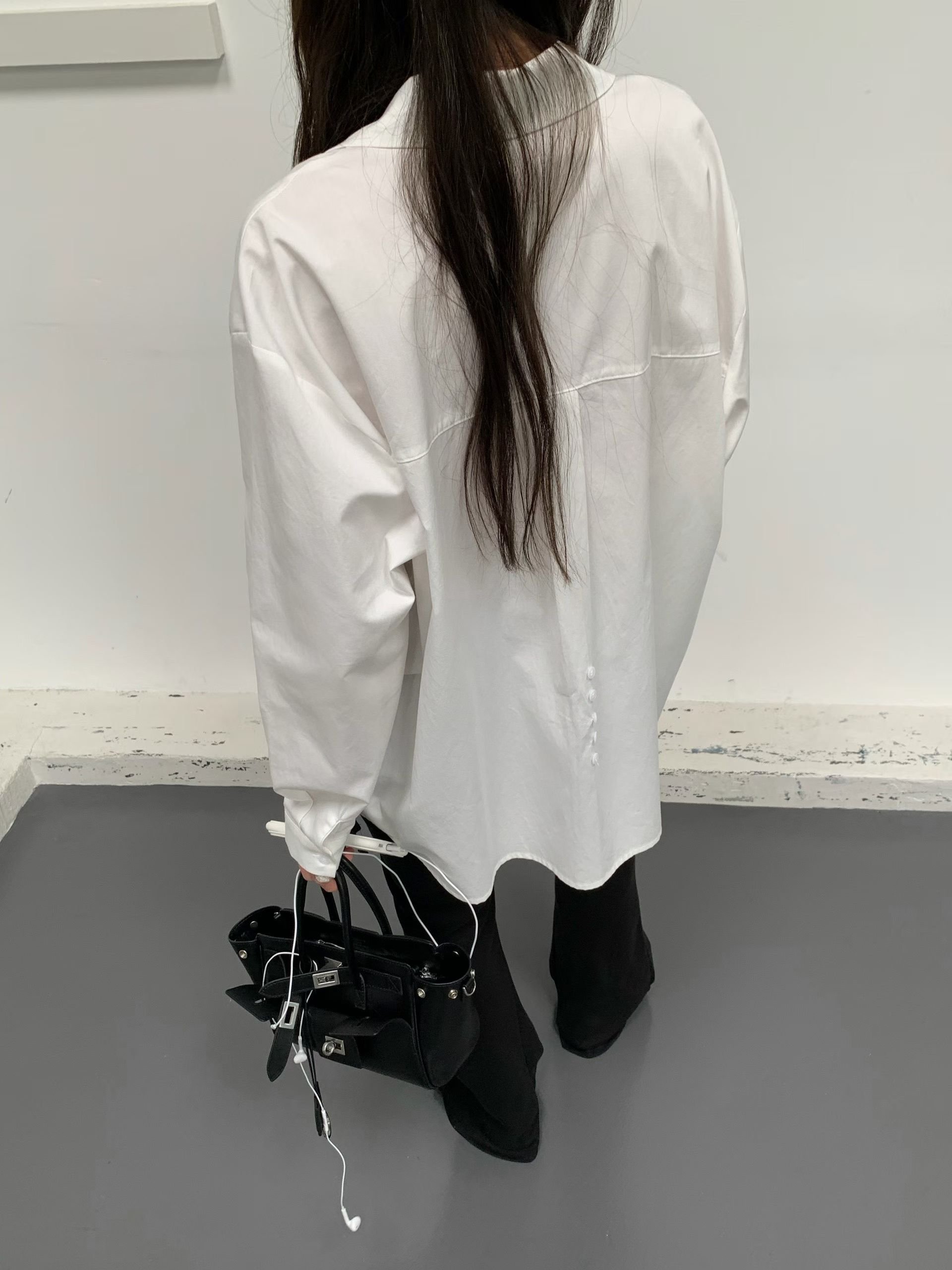 排扣兩穿小細節襯衫