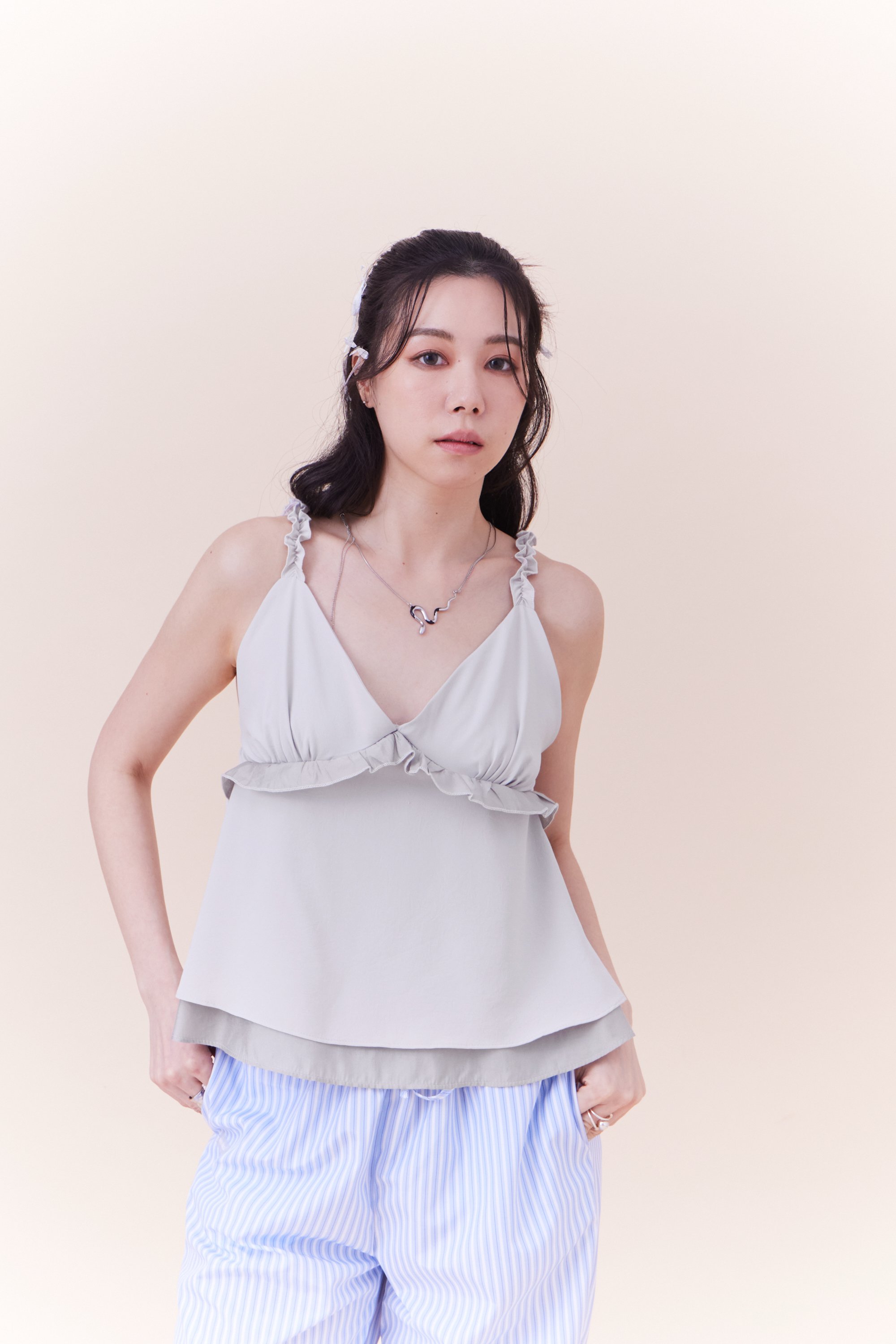 浪漫世家設計緞面背心