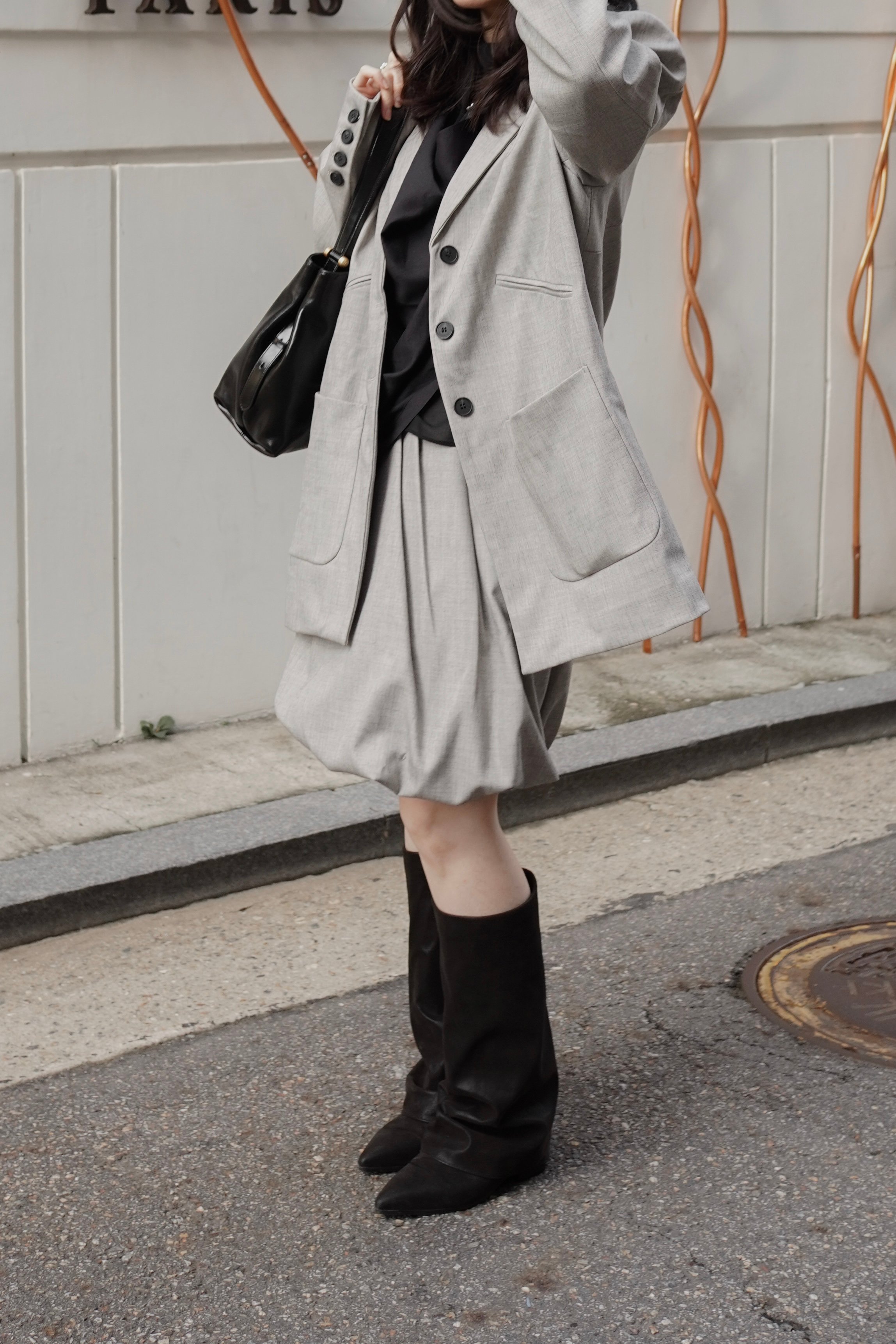 oversize時髦派西裝外套