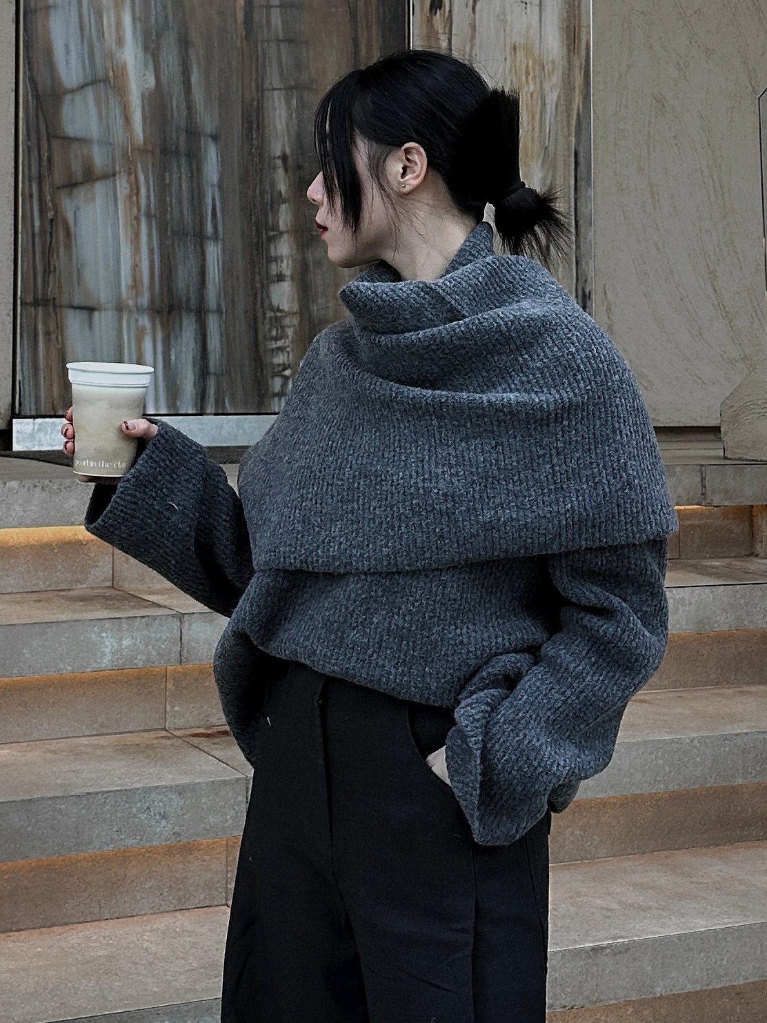 高CP值兩件式柔軟針織上衣