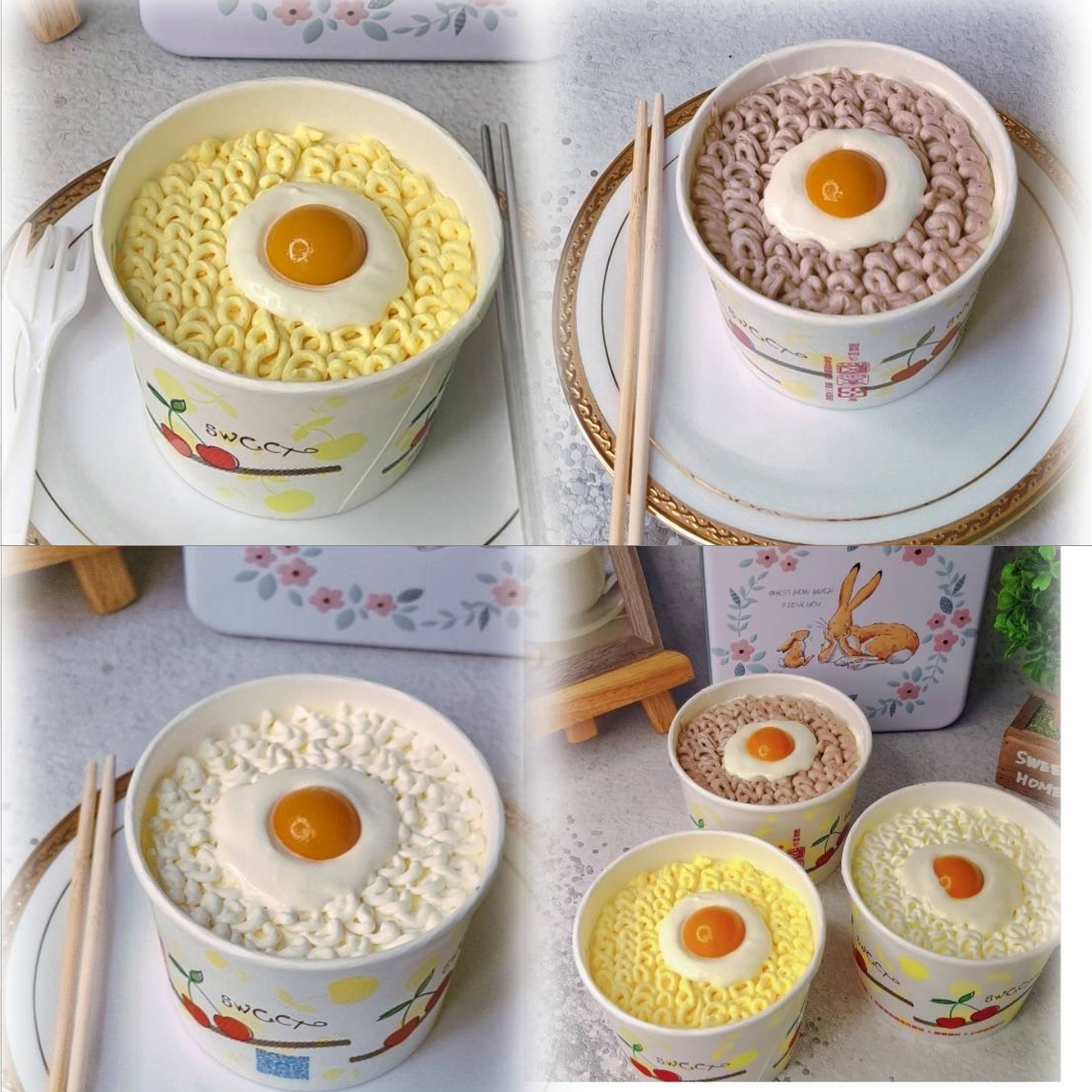 4/21(二) A班 仿真泡麵造型蛋糕 / 羅因生老師