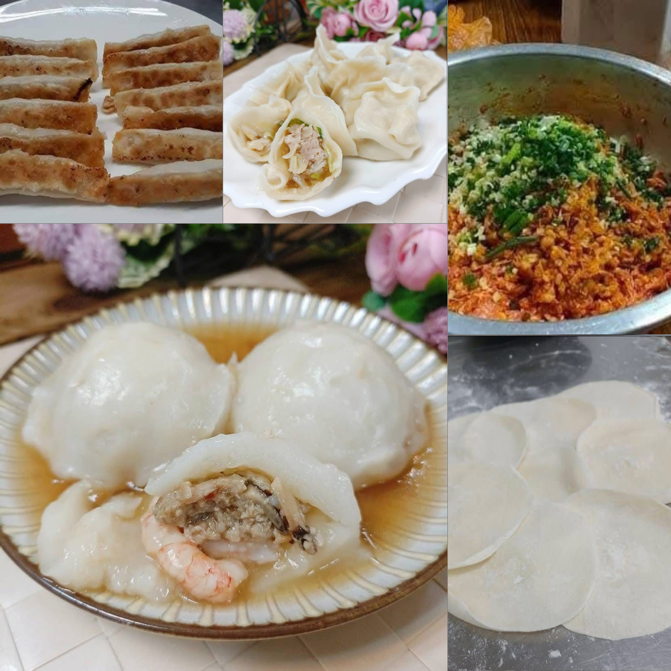 5/7(四) A班 蝦仁肉圓+泡菜脆皮鍋貼+酸白菜水餃 / 陳琪琮老師