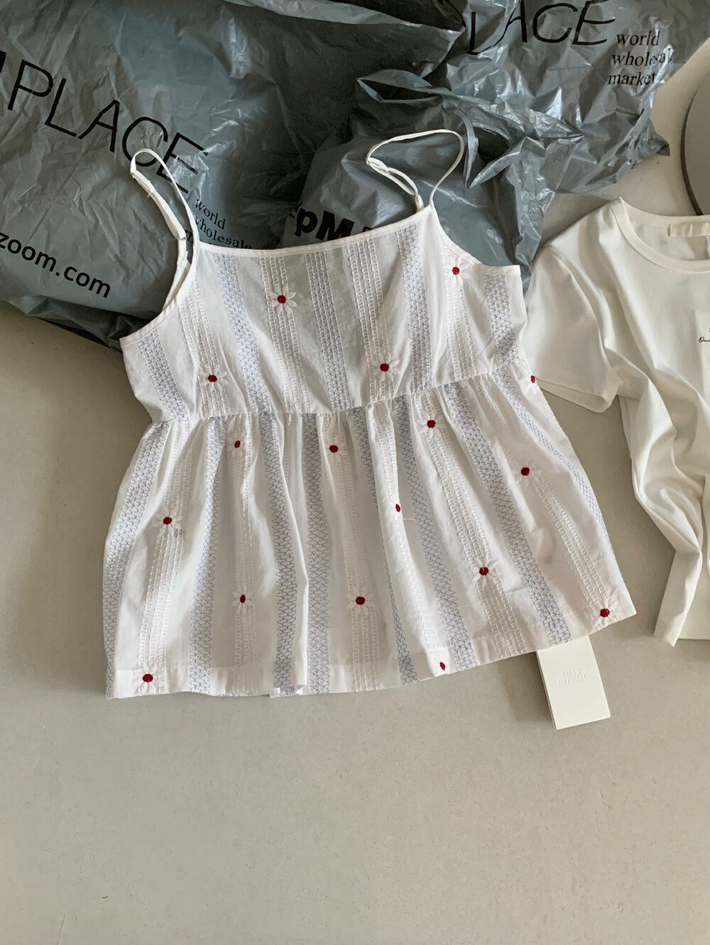 向日葵小提花背心（1colors)