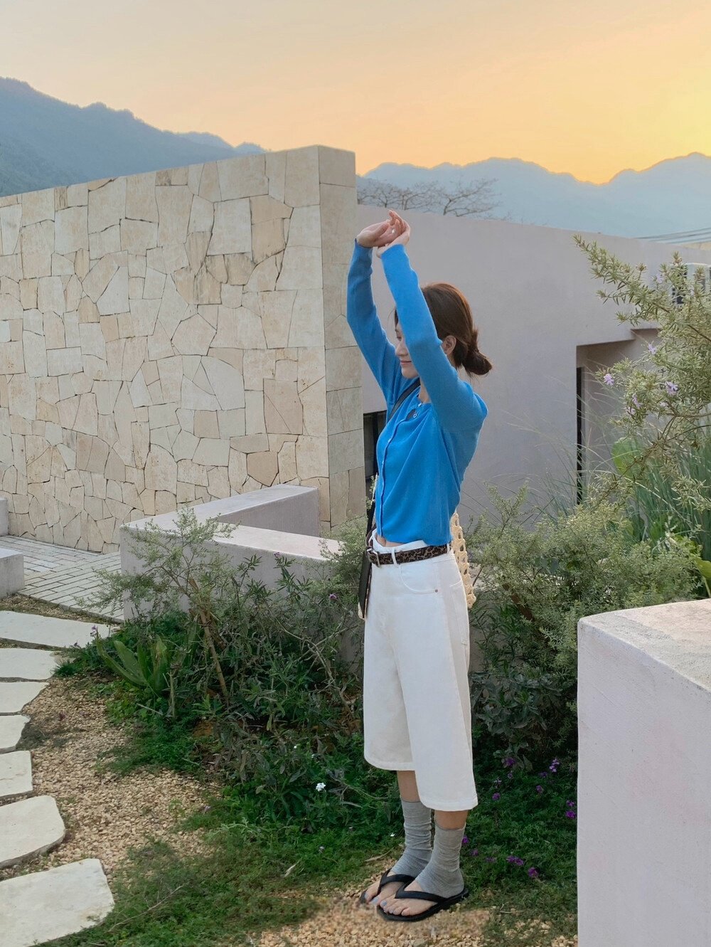 親膚排釦針織上衣（7colors)