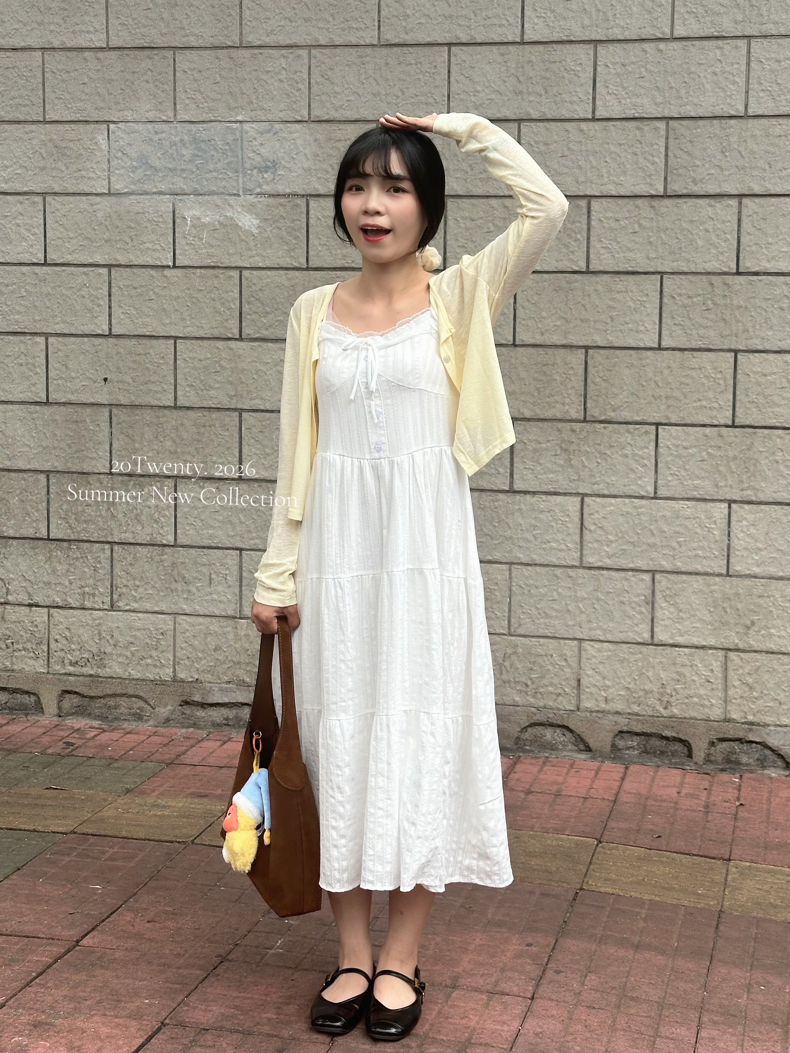 濟州歐膩吊帶長洋