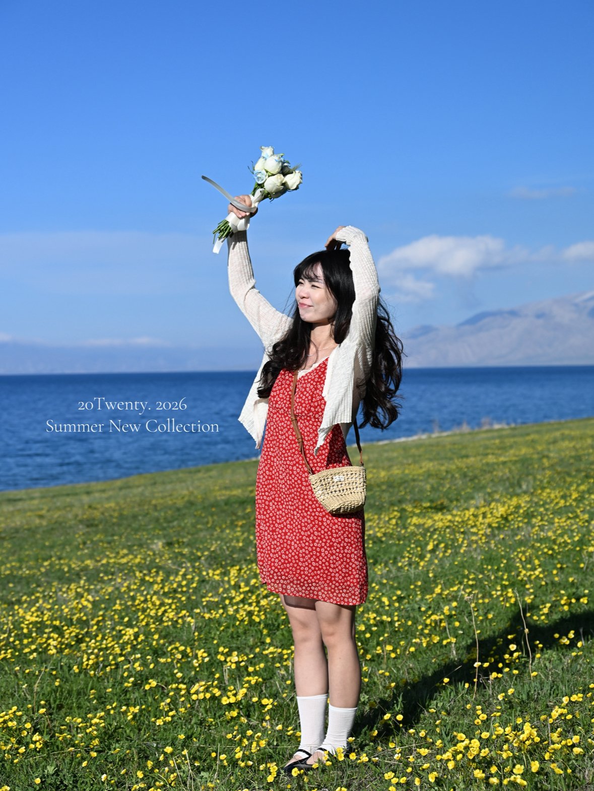 小清新碎花短洋（1colors)