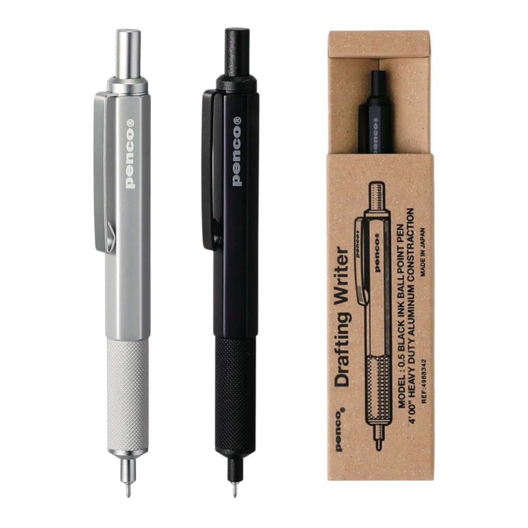 製圖原子筆 (銀色) (黑色)