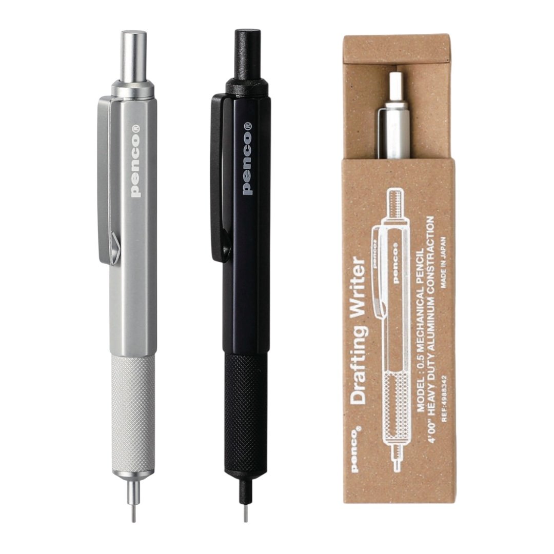 製圖自動鉛筆 (銀色) (黑色)