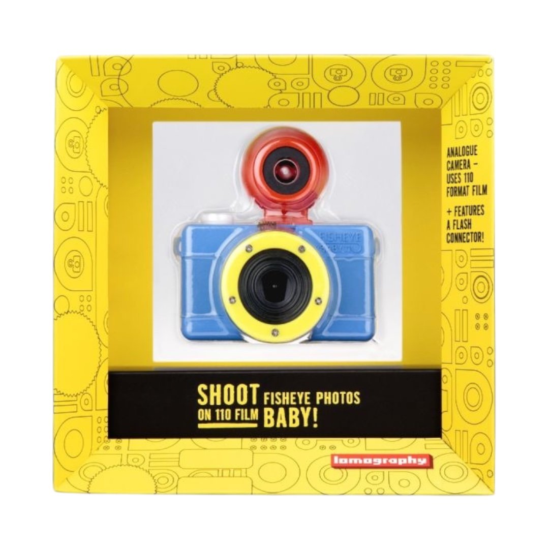Fisheye Baby 110 底片相機－彩色 Bauhaus 版本