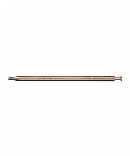 黃銅原子筆(香檳粉)