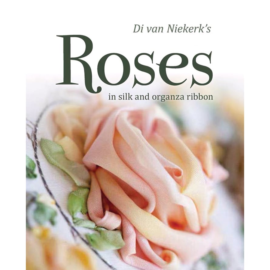 預購-Roses silk and organza ribbon 絲帶繡