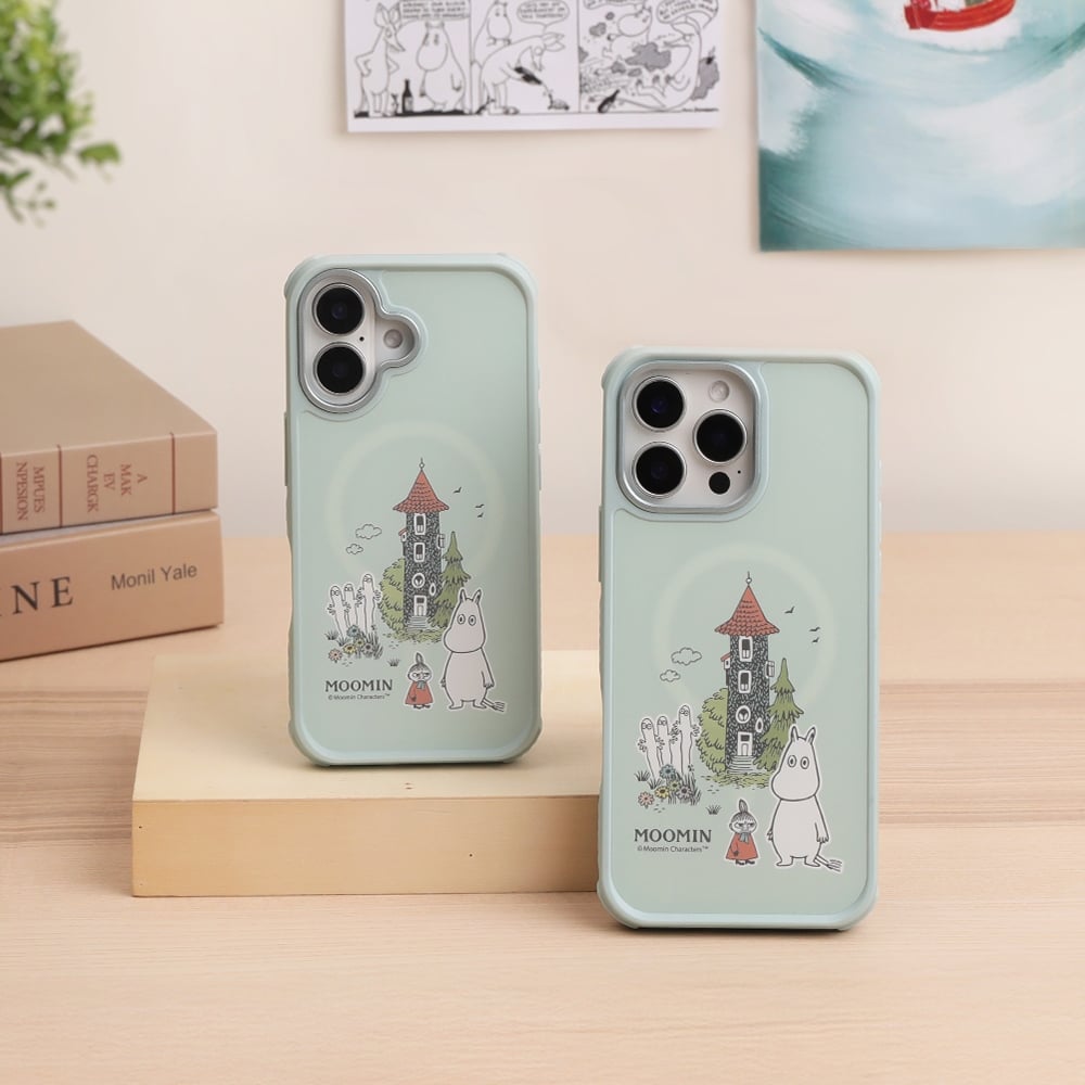 Moomin 嚕嚕米iPhone 16全系列防摔手機殼-姆明 超強磁吸手機殼