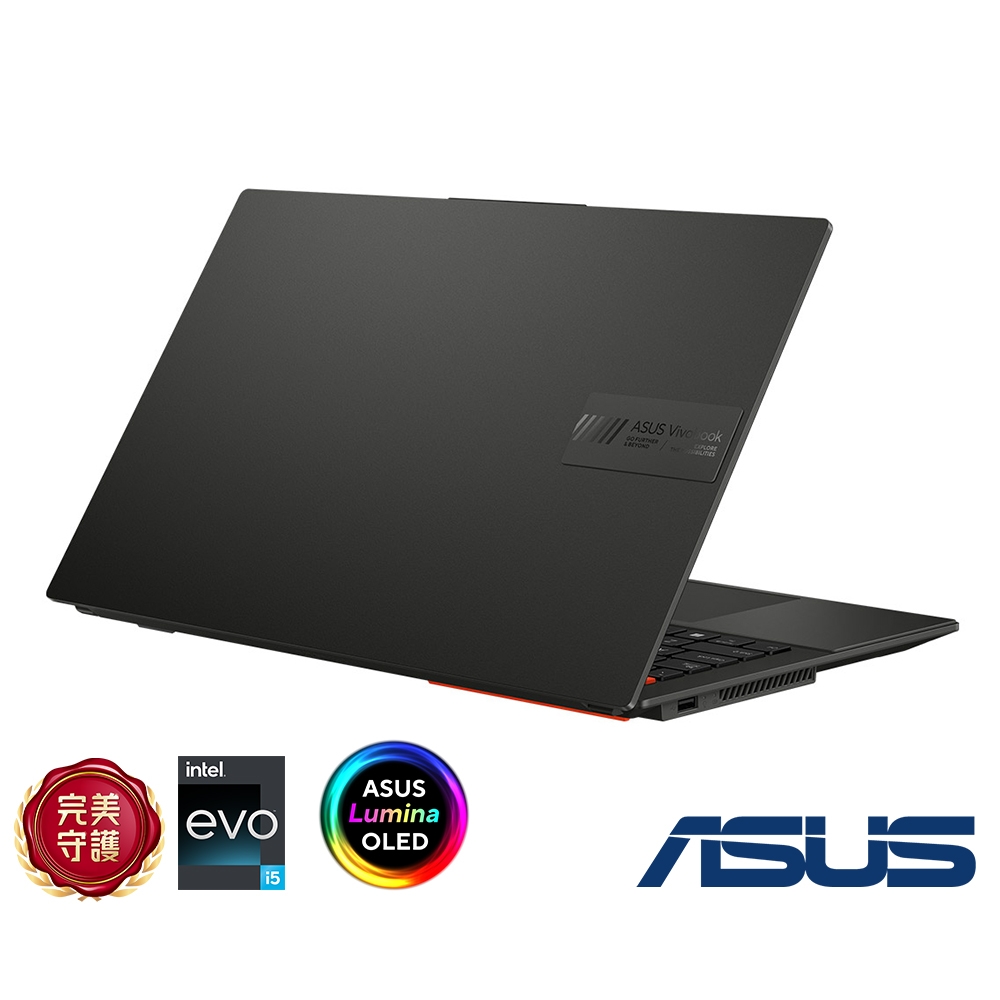 ASUS S5504VA 15.6吋2.8K筆電 (i5-13500H/16GB/512G/EVO/午夜黑/Vivobook S15 OLED
