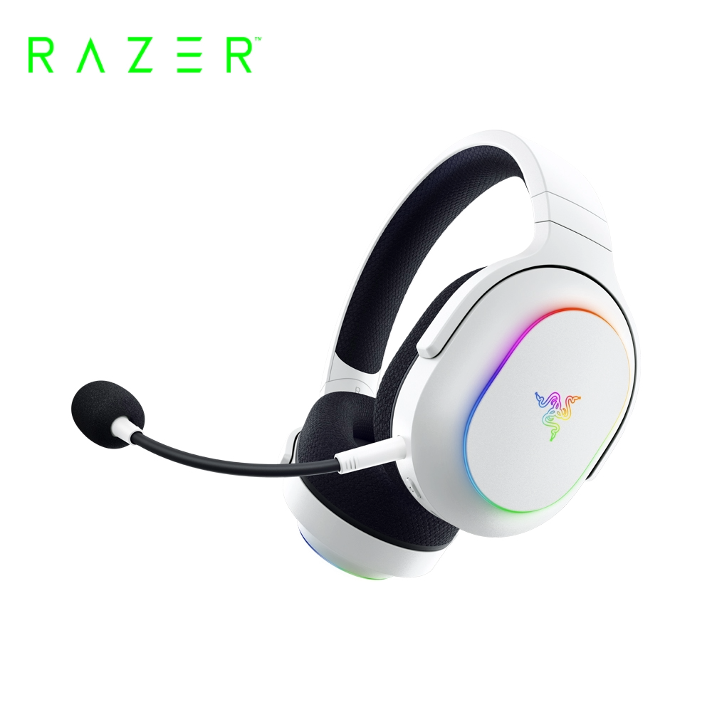 RAZER 雷蛇梭魚無線耳機麥克風Barracuda X Chroma幻彩版(水銀白)