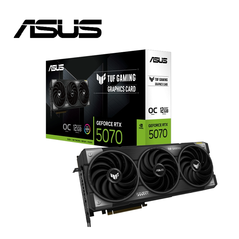 ASUS 華碩TUF Gaming GeForce RTX 5070 12GB GDDR7 OC 超頻版 顯示卡