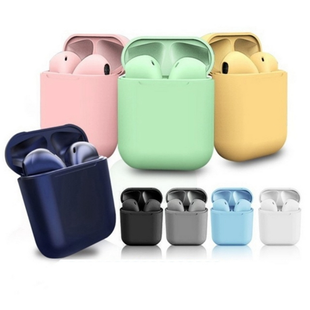 藍芽5.0無線藍芽耳機 馬卡龍色耳機 藍芽耳機 無線耳機 耳機 inPods12