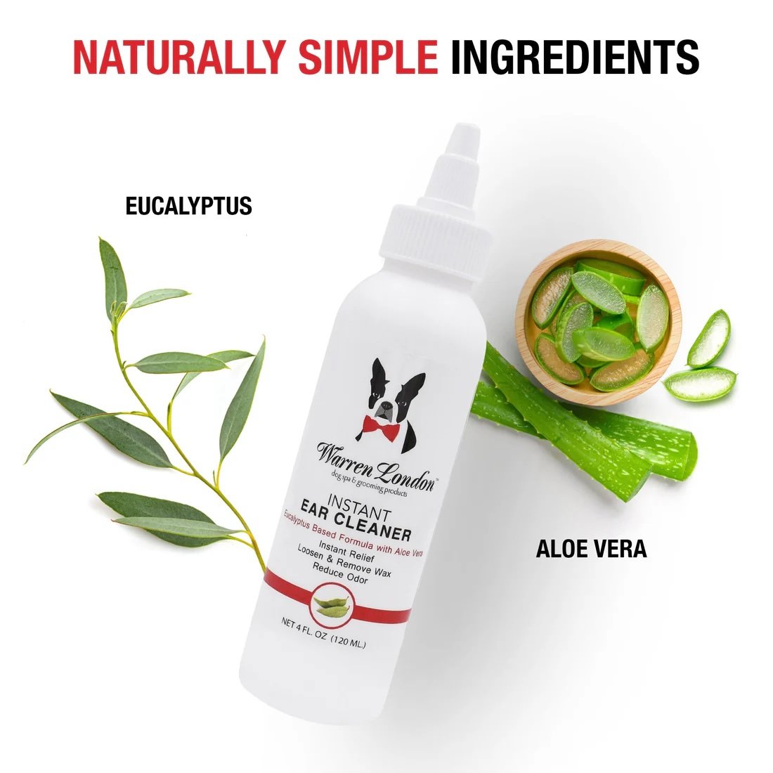 Warren London Instant Ear Cleaner 蘆薈尤加利清耳液，4oz.