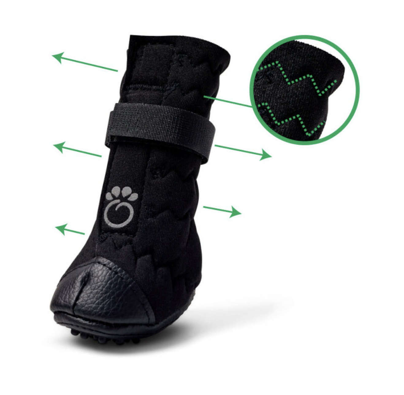GF Pet Elasto-Fit Dog Boots 冬季長靴（雨靴、雪靴）（彈性環抱設計）