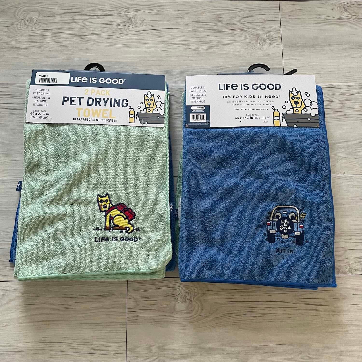 Life is Good Pet Drying Towel 超細纖維快乾毛巾