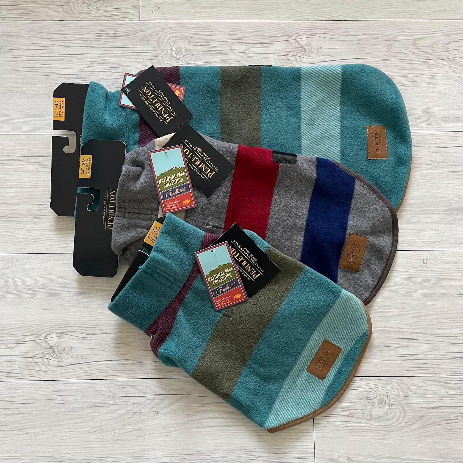 PENDLETON Cabin Stripe Pet Vest 山林小屋條紋刷毛背心