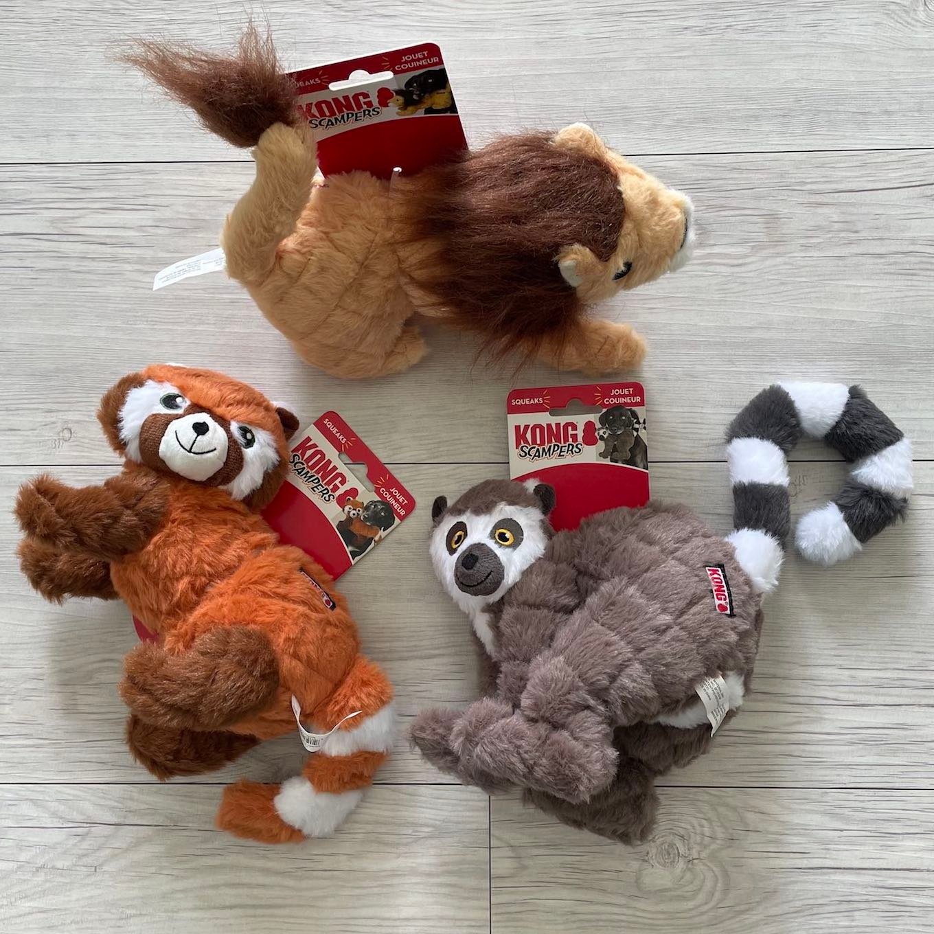 KONG Scampers 擬真野生動物玩具 KONG Scampers 擬真野生動物玩具