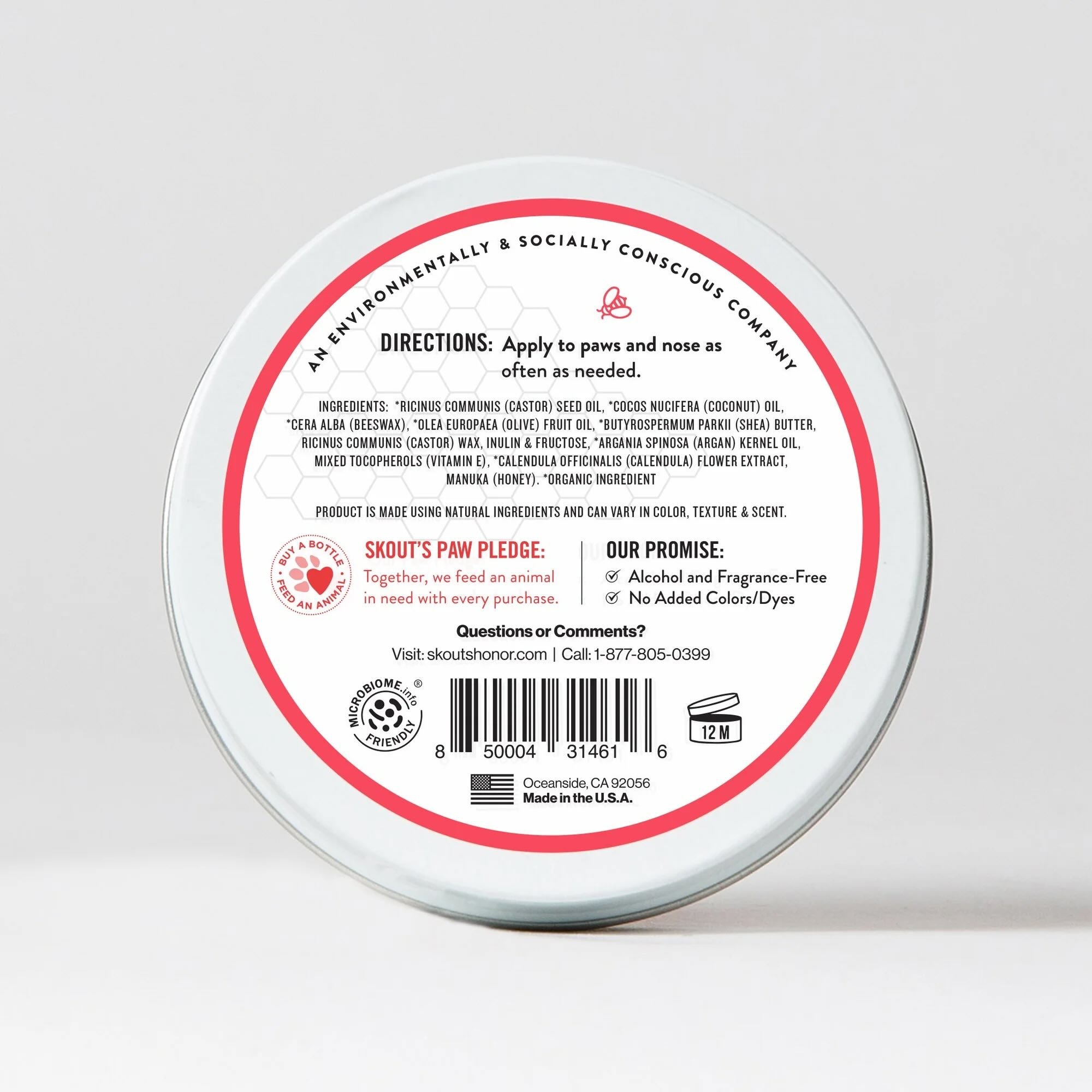 Skout's Honor Prebiotic Pet Balm 益生元修護霜（腳掌、鼻子、手肘、皺摺）