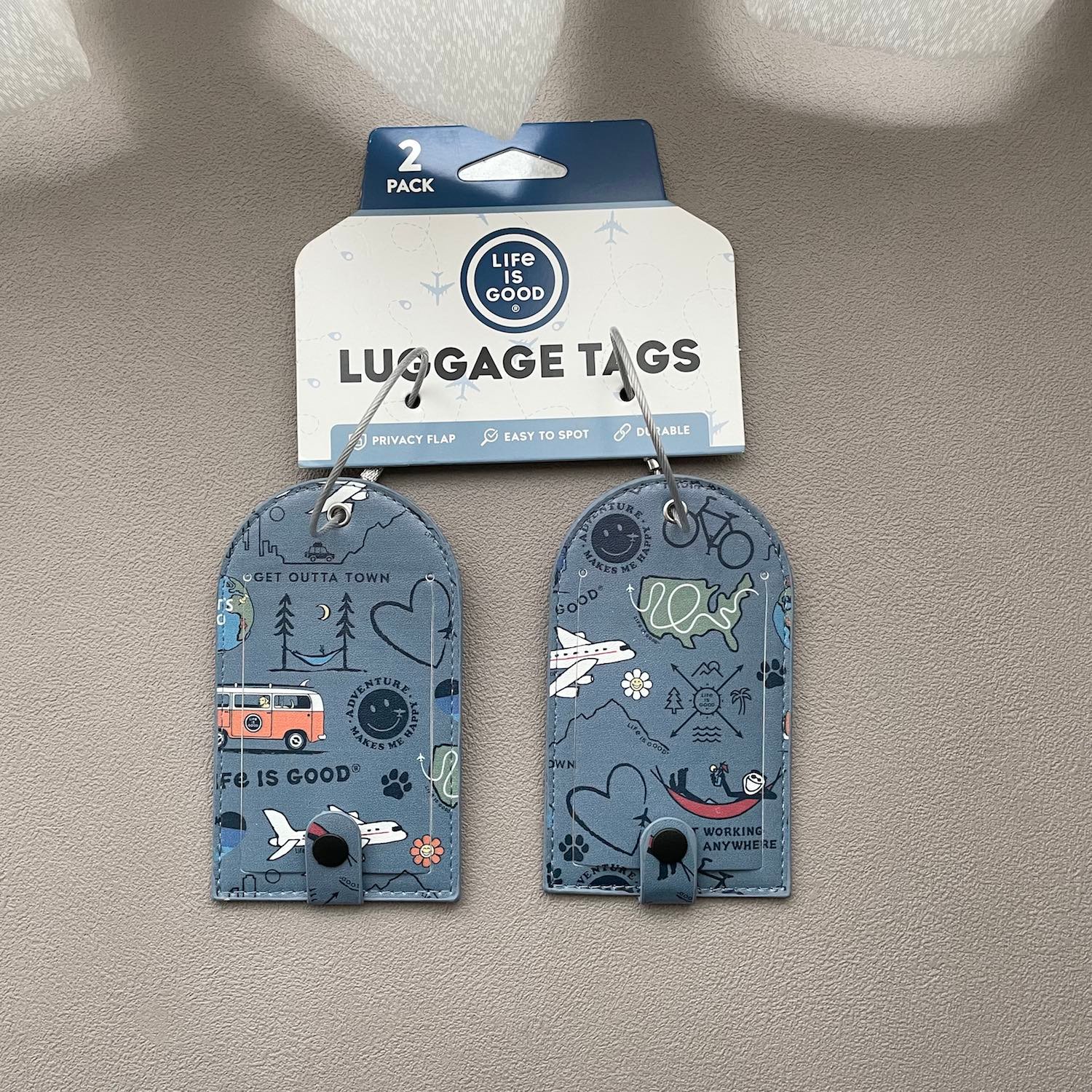 Life Is Good Travel 旅行吊牌兩件組