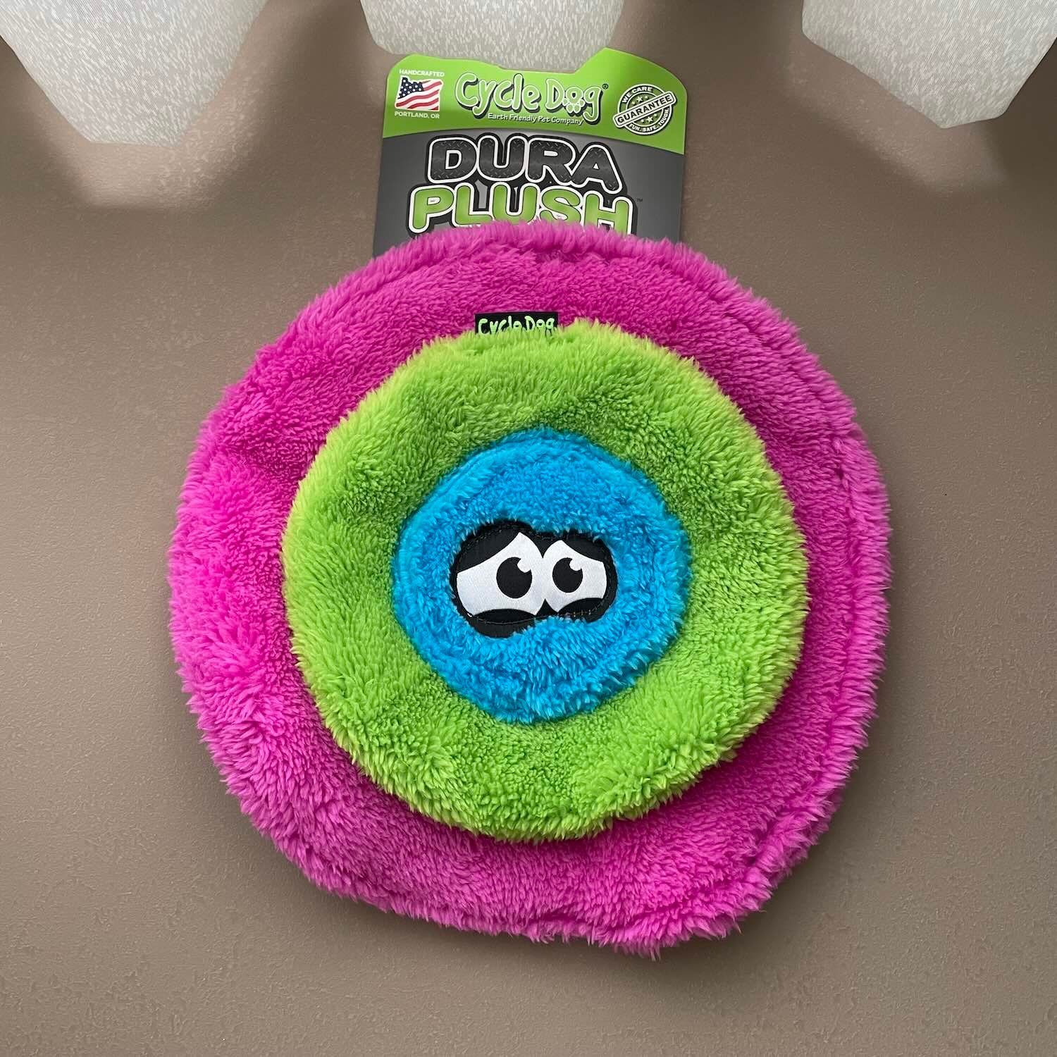 Cycle Dog Duraplush 雙層軟飛盤（藏食、嗅聞、拾回、陪伴）