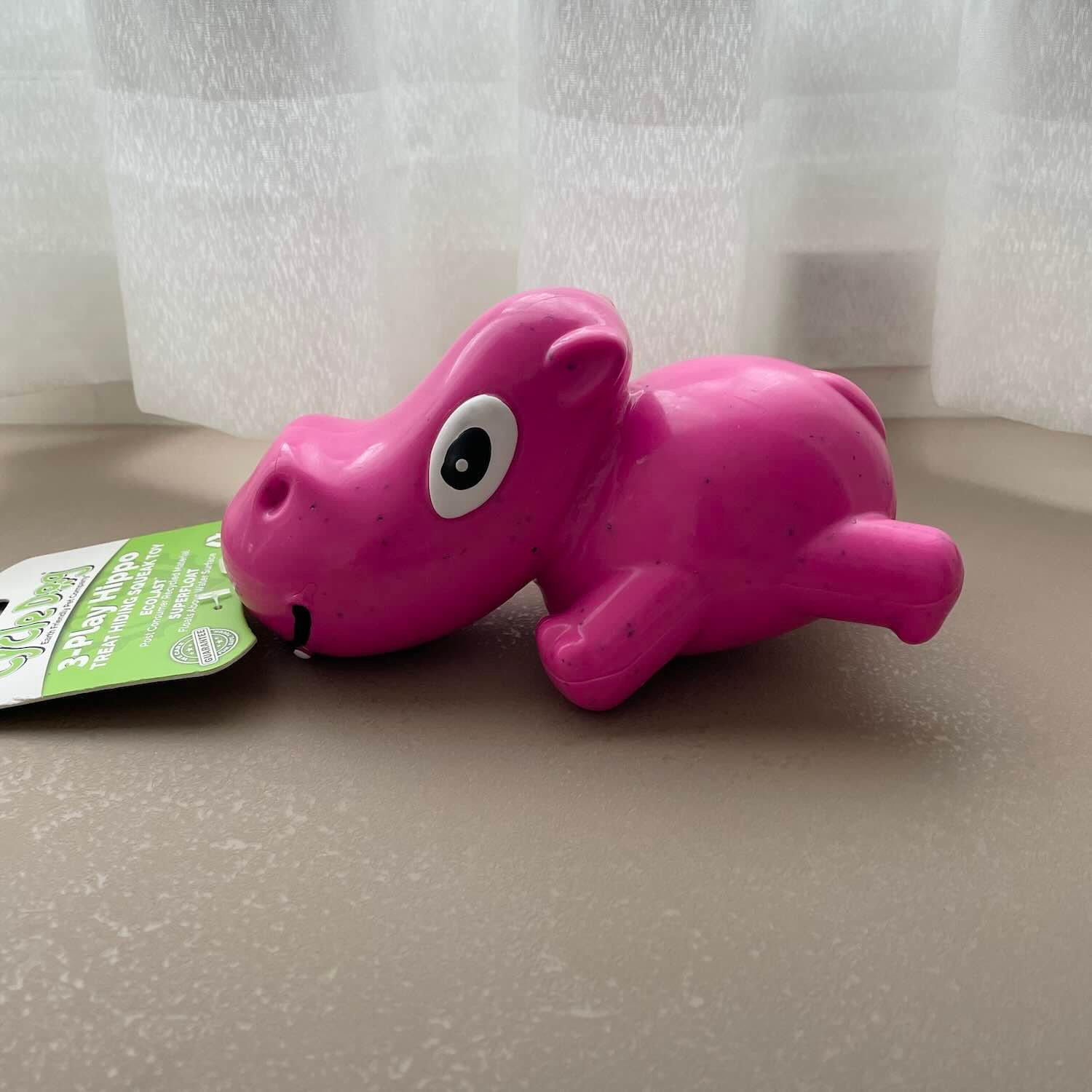 Cycle Dog Ecolast Rubber Toy 多元互動河馬玩具（藏食、啾啾、浮水、Ecolast環保材質）