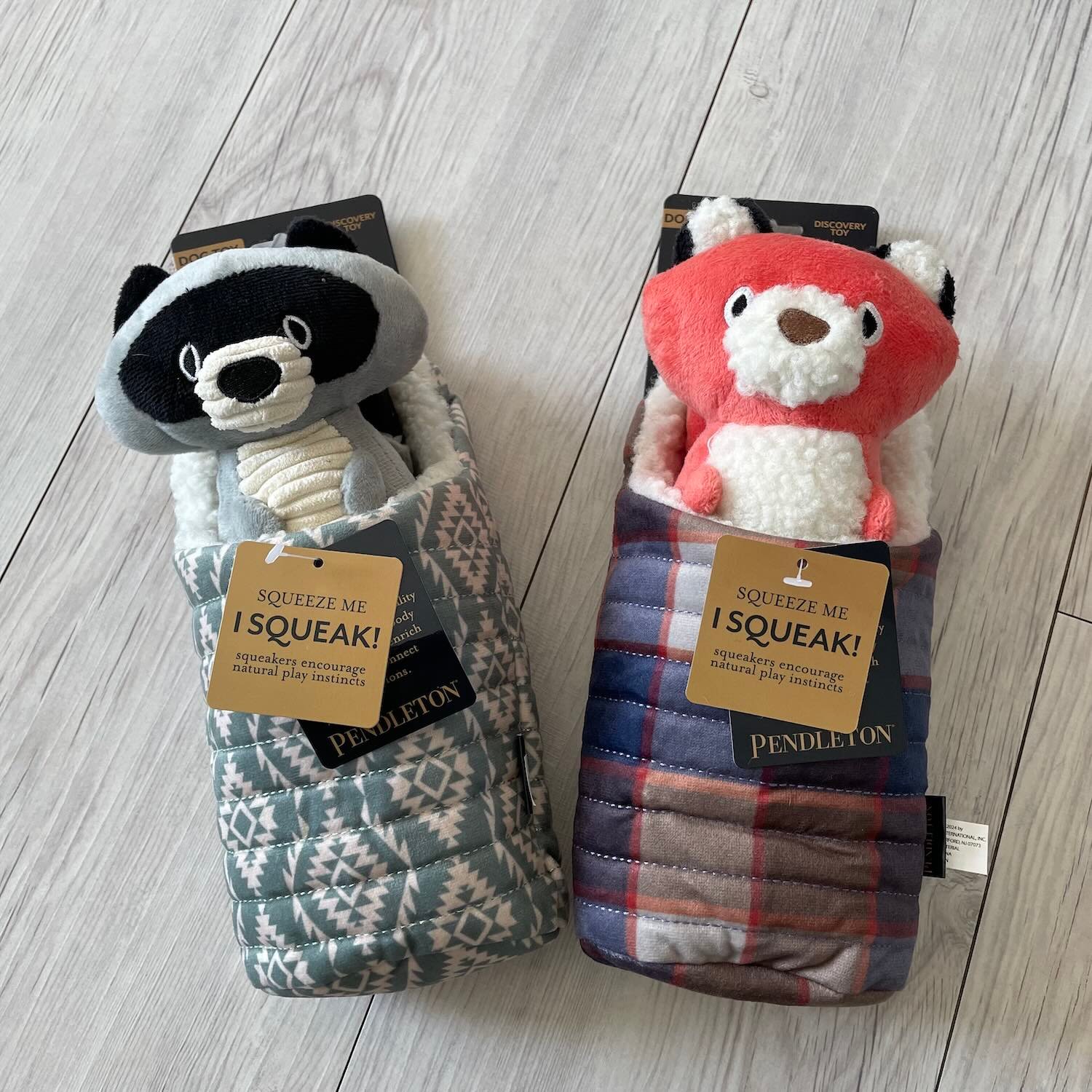 Pendleton Camp Pal 睡袋動物玩具（藏食、覓食、嗅聞、藏寶、陪伴）