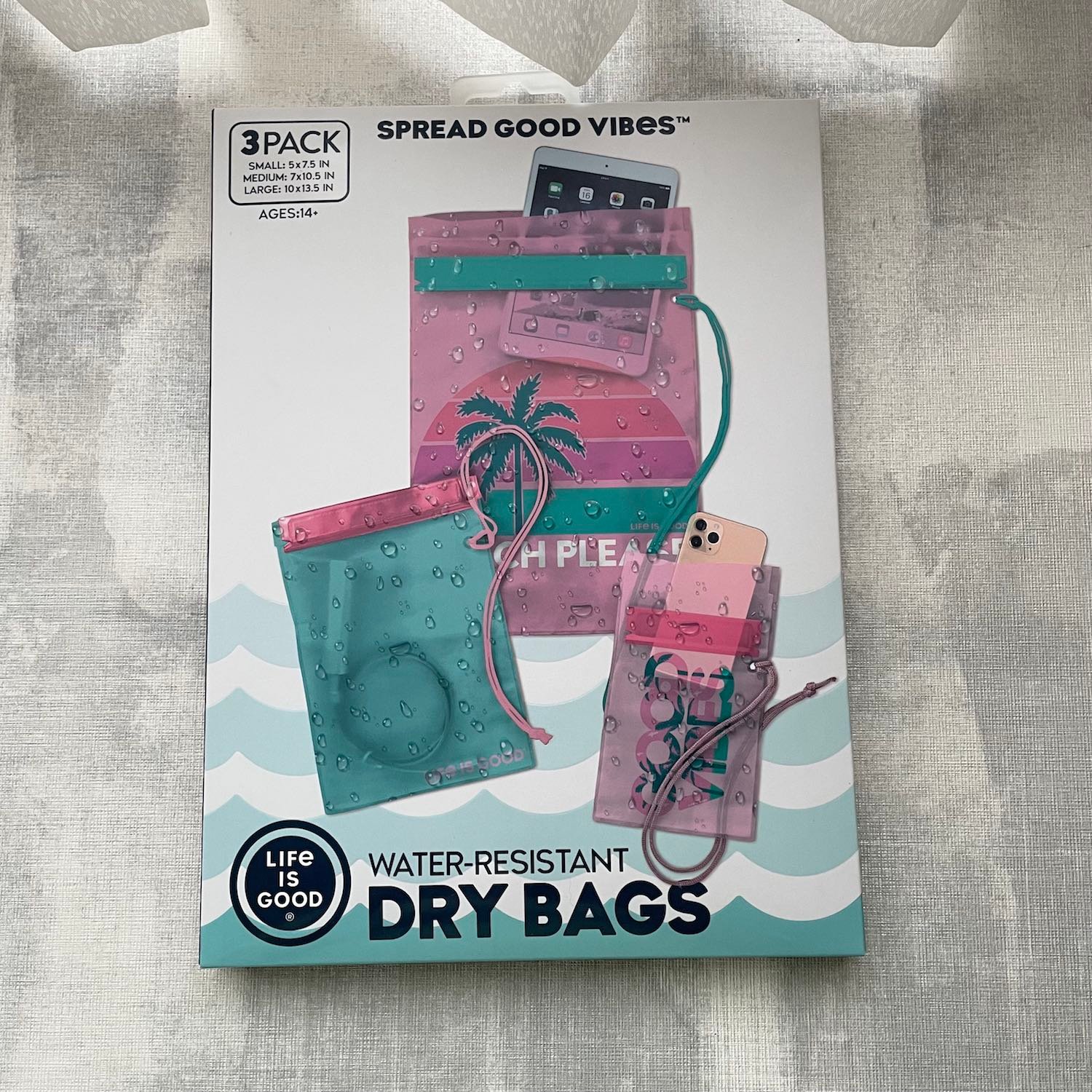 Life is Good Dry Bags 防水袋三件組