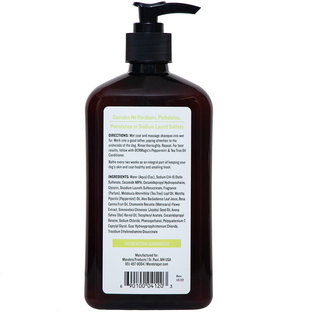 DERMagic Shampoo 薄荷茶樹洗毛精，18oz.